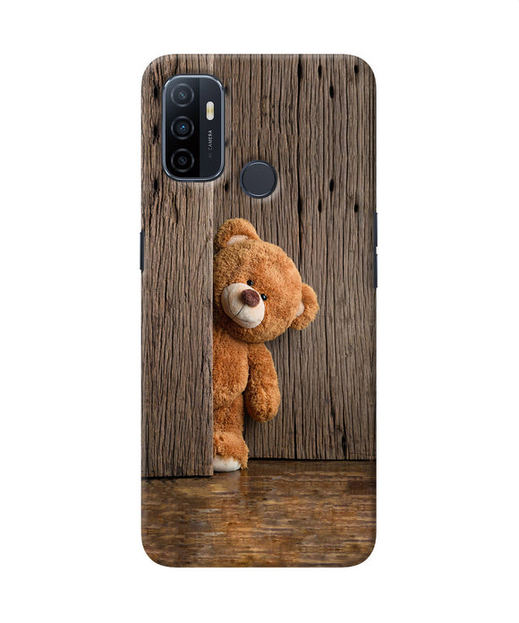 Teddy Wooden Oppo A53 2020 Back Cover