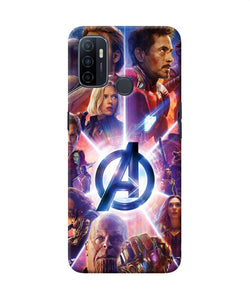 Avengers Poster Oppo A53 2020 Back Cover