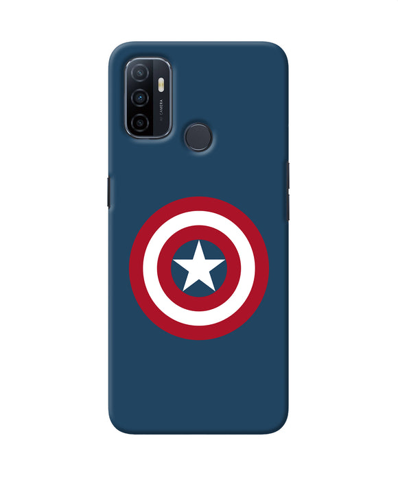 Captain America Logo Oppo A53 2020 Back Cover