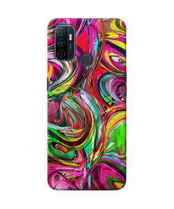 Abstract Colorful Ink Oppo A53 2020 Back Cover