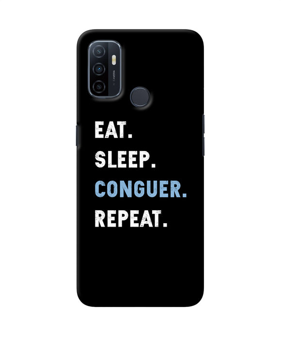 Eat Sleep Quote Oppo A53 2020 Back Cover