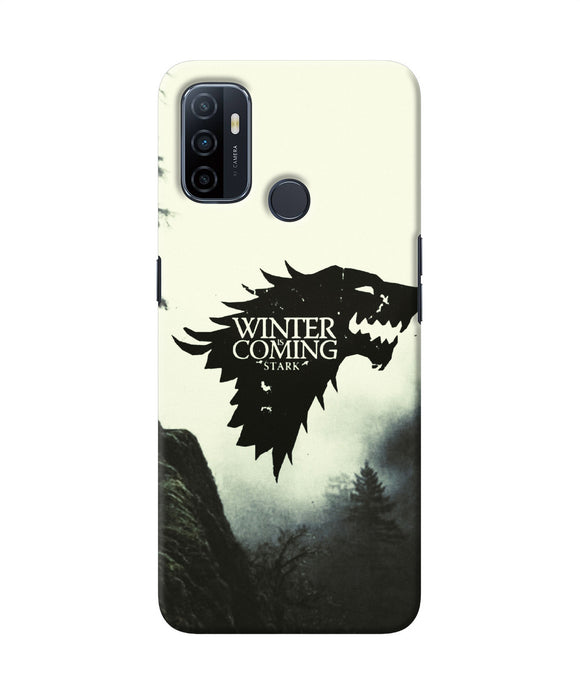 Winter Coming Stark Oppo A53 2020 Back Cover