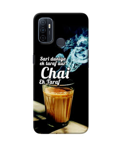 Chai Ek Taraf Quote Oppo A53 2020 Back Cover