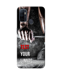 Test Your Limit Quote Oppo A53 2020 Back Cover