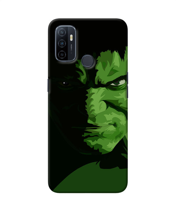 Hulk Green Painting Oppo A53 2020 Back Cover