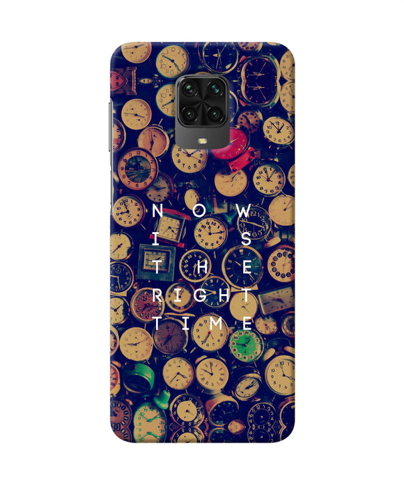 Now Is The Right Time Quote Poco M2 Pro Back Cover