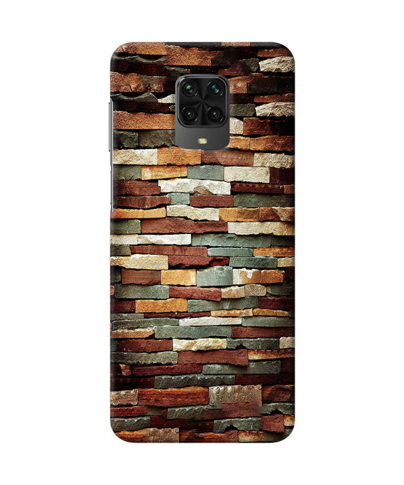 Bricks Pattern Poco M2 Pro Back Cover