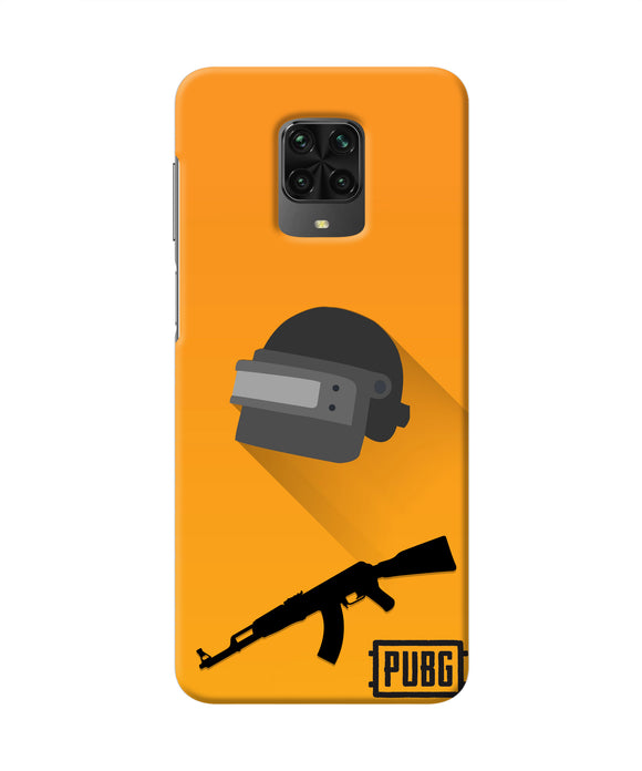 PUBG Helmet and Gun Poco M2 Pro Real 4D Back Cover