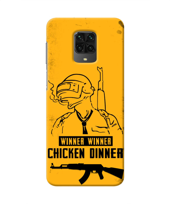 PUBG Chicken Dinner Poco M2 Pro Real 4D Back Cover