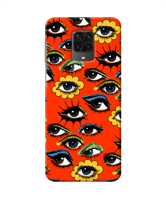 Abstract Eyes Pattern Poco M2 Pro Back Cover