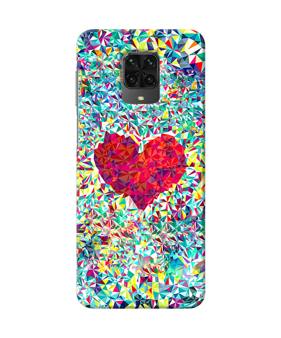 Red Heart Print Poco M2 Pro Back Cover