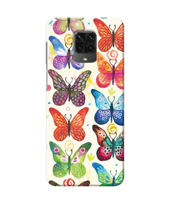 Abstract Butterfly Print Poco M2 Pro Back Cover