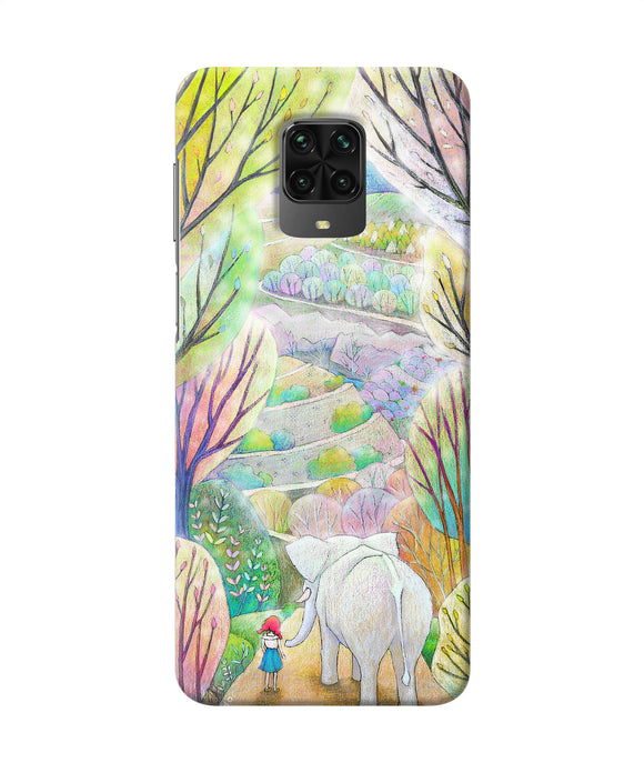 Natual Elephant Girl Poco M2 Pro Back Cover
