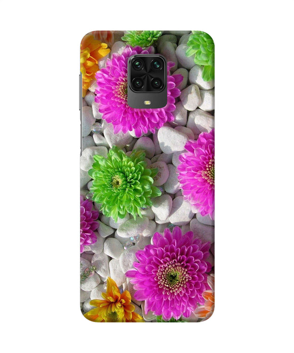 Natural Flower Stones Poco M2 Pro Back Cover