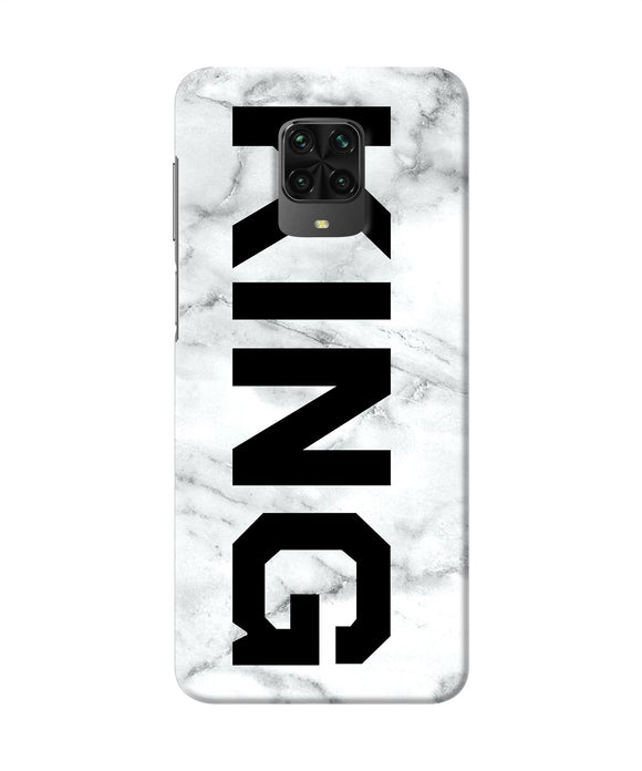 King Marble Text Poco M2 Pro Back Cover