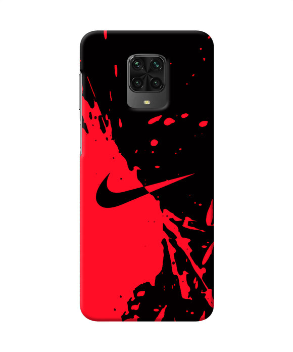 Nike Red Black Poster Poco M2 Pro Back Cover