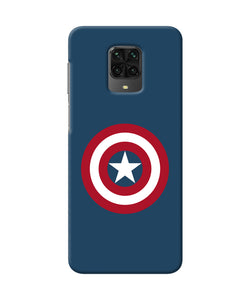 Captain America Logo Poco M2 Pro Back Cover