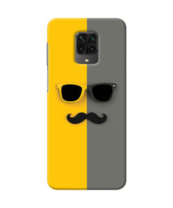 Mustache Glass Poco M2 Pro Back Cover Case Online at Best Price