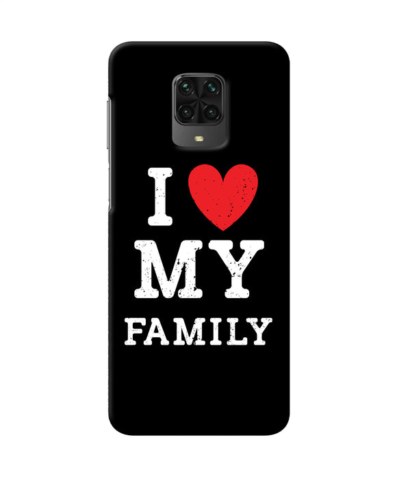 I Love My Family Poco M2 Pro Back Cover