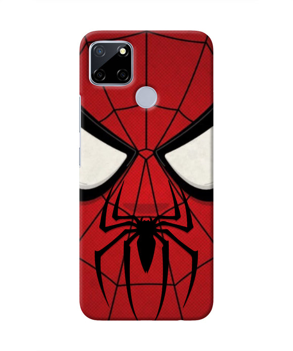 Spiderman Face Realme C12/Narzo 20 Real 4D Back Cover