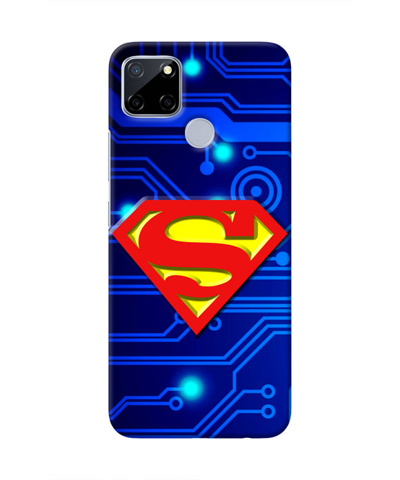 Superman Abstract Realme C12/Narzo 20 Real 4D Back Cover
