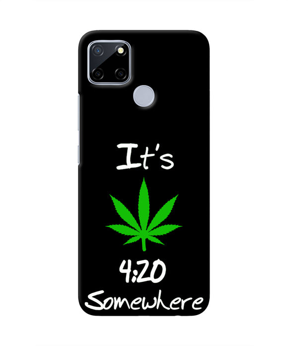 Weed Quote Realme C12/Narzo 20 Real 4D Back Cover