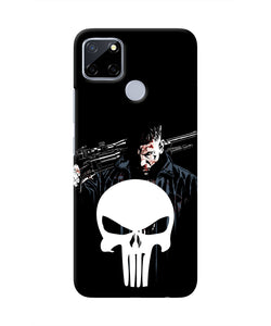 Punisher Character Realme C12/Narzo 20 Real 4D Back Cover