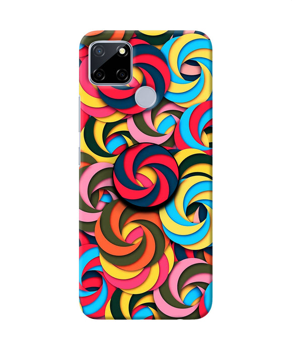 Spiral Pattern Realme C12/Narzo 20 Pop Case