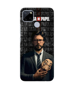 Money Heist Professor with Mask Realme C12/Narzo 20 Back Cover