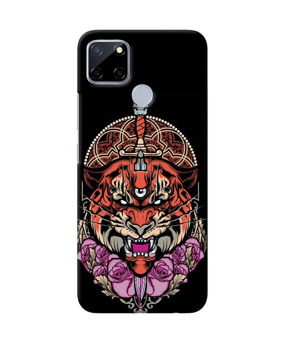 Abstract Tiger Realme C12 / Narzo 20 Back Cover