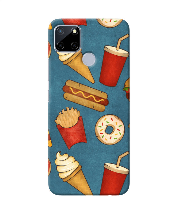 Abstract Food Print Realme C12 / Narzo 20 Back Cover