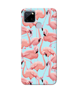 Abstract Sheer Bird Print Realme C12 / Narzo 20 Back Cover