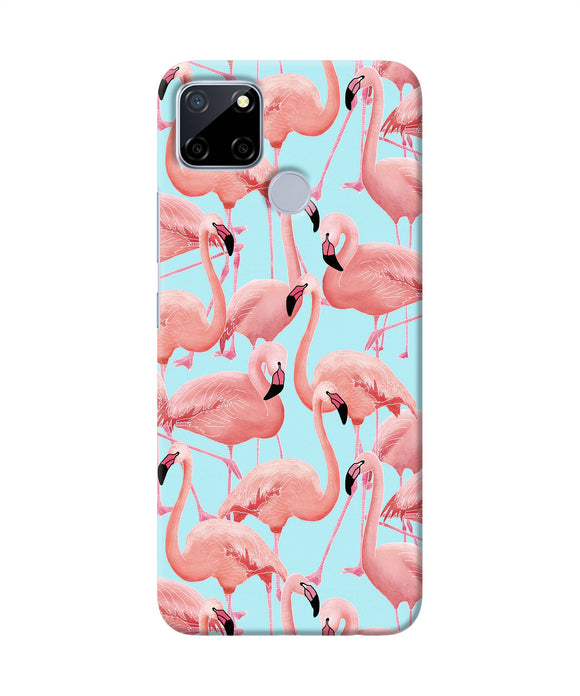 Abstract Sheer Bird Print Realme C12 / Narzo 20 Back Cover