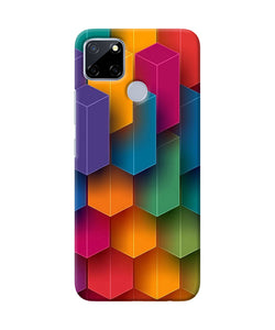 Abstract Rectangle Print Realme C12 / Narzo 20 Back Cover