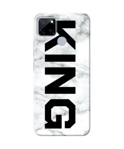 King Marble Text Realme C12 / Narzo 20 Back Cover