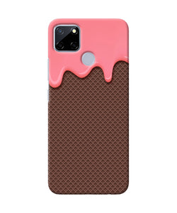 Waffle Cream Biscuit Realme C12 / Narzo 20 Back Cover