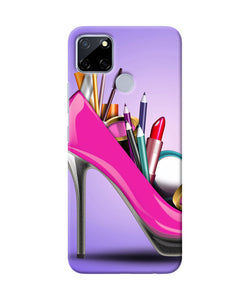 Makeup Heel Shoe Realme C12 / Narzo 20 Back Cover