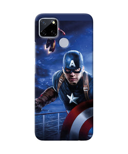 Captain With Ironman Realme C12 / Narzo 20 Back Cover