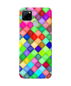 Abstract Colorful Squares Realme C12 / Narzo 20 Back Cover