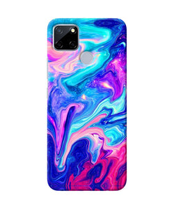 Abstract Colorful Water Realme C12 / Narzo 20 Back Cover