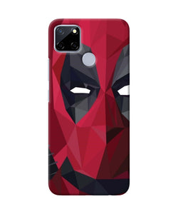 Abstract Deadpool Half Mask Realme C12 / Narzo 20 Back Cover