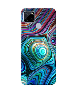 Abstract Coloful Waves Realme C12 / Narzo 20 Back Cover