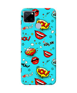 Lol Lips Print Realme C12 / Narzo 20 Back Cover