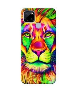 Lion Color Poster Realme C12 / Narzo 20 Back Cover