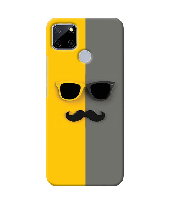 Mustache Glass Realme C12 / Narzo 20 Back Cover