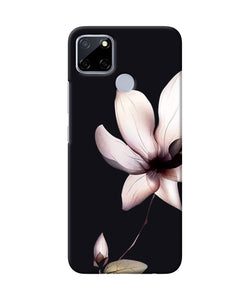 Flower White Realme C12 / Narzo 20 Back Cover