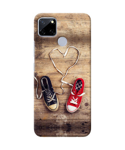 Shoelace Heart Realme C12 / Narzo 20 Back Cover