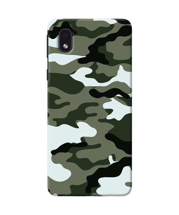 Camouflage Samsung M01 Core Back Cover