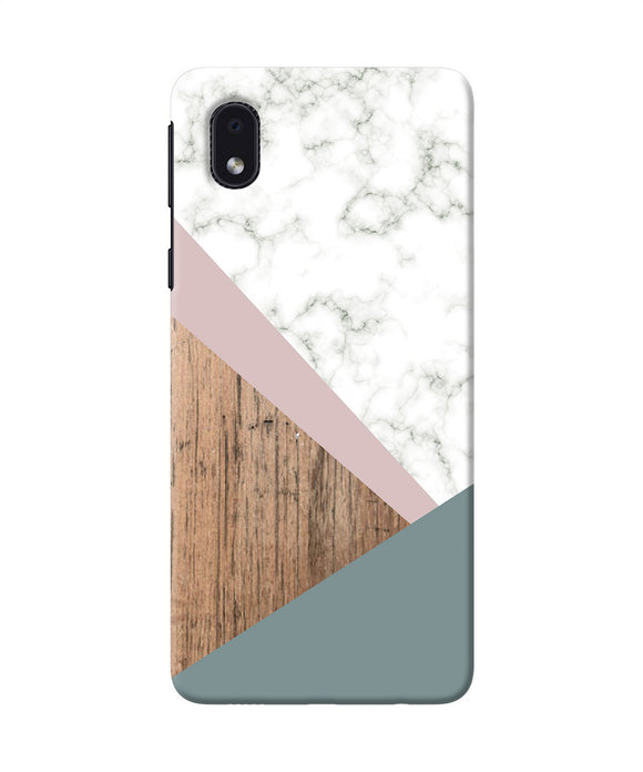 Marble Wood Abstract Samsung M01 Core Back Cover