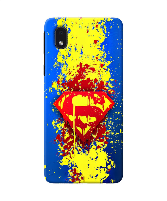 Superman Logo Samsung M01 Core Back Cover